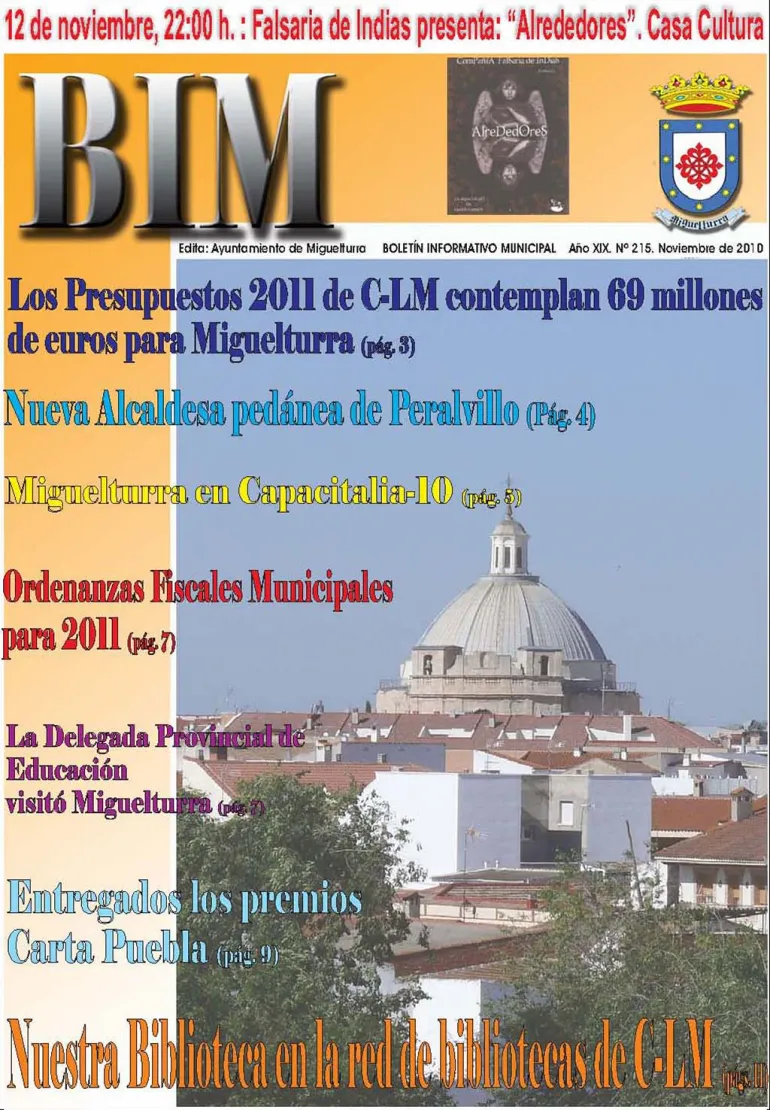 imagen portada del BIM de noviembre de 2010