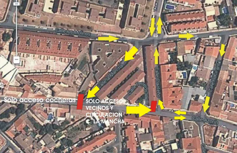 imagen del plano de las obras, enero 2014