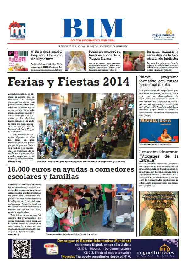 imagen portada del BIM septiembre de 2014