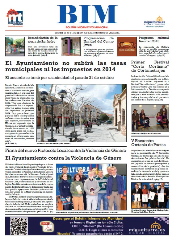 imagen de la portada del BIM número 252