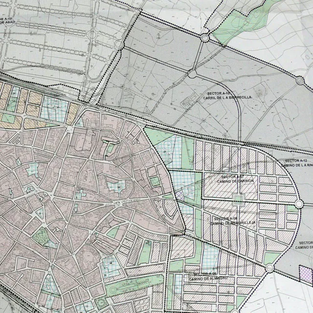 detalle del antiguo Plan de Ordenación Municipal