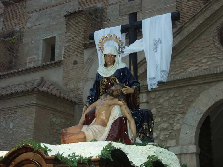 Imagen de archivo de la Virgen de las Angustias.