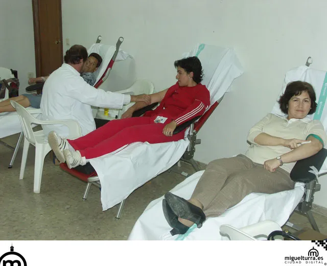 104 extracciones de sangre, 104 miles de gracias