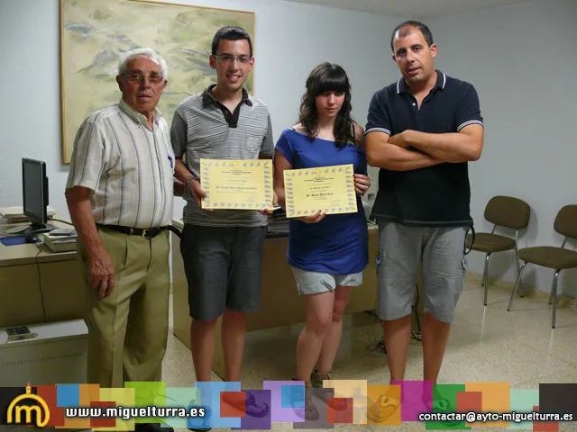 imagen entrega premios Certamen, juliio 2011