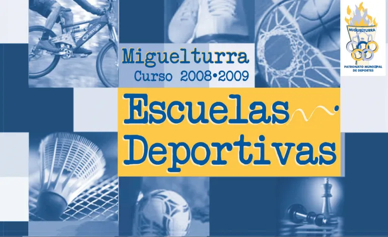 imagen folleto Escuelas Deportivas 2008-2009