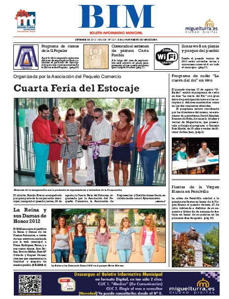 imagen portada del BIM de Septiembre de 2012