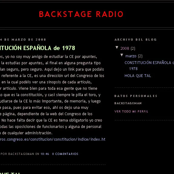 imagen portada Blog del programa Backstage