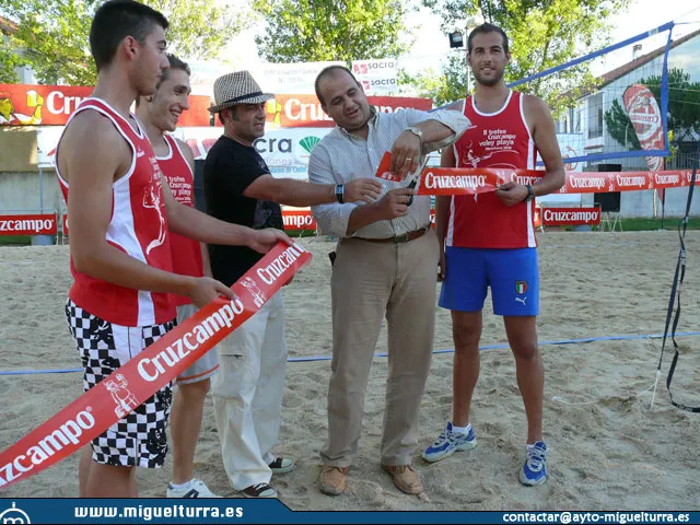 imagen inauguración torneo voley, agosto 2008