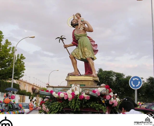 imagen de San Cristóbal en Miguelturra