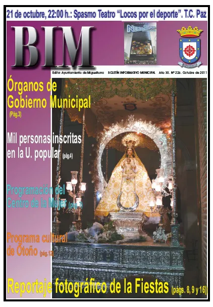 imagen portada del BIM octubre 2011