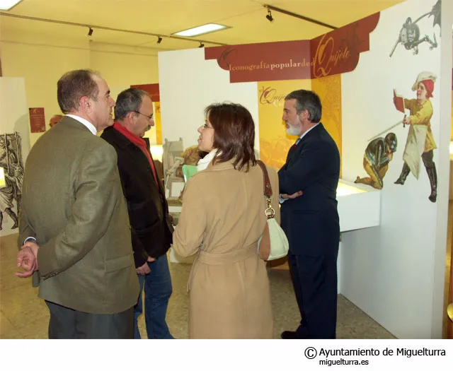 Inauguración exposición iconografía de El Quijote