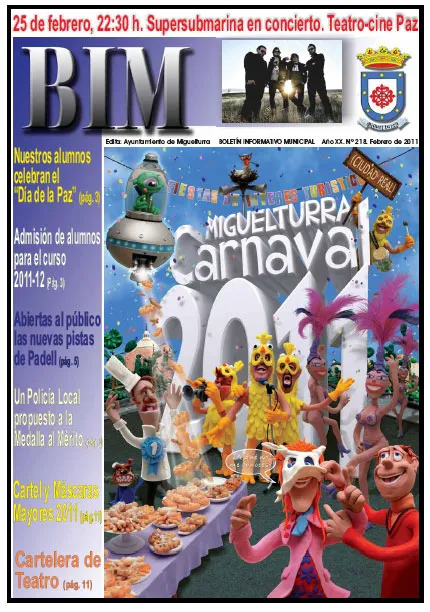 imagen portada del BIM de febrero de 2011