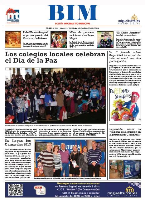 imagen de la portada del BIM de febrero de 2013