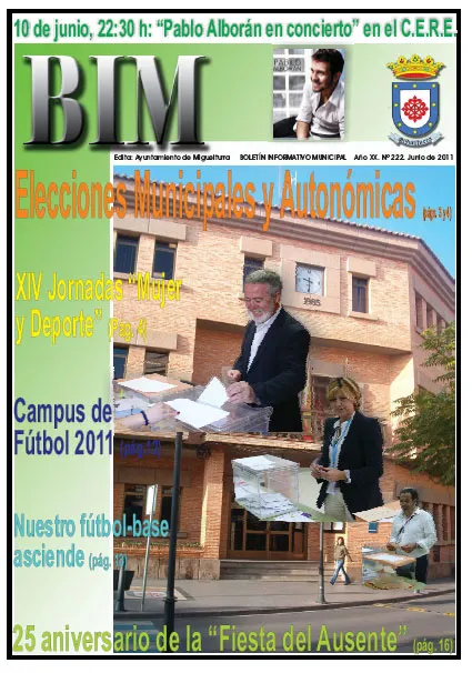 imagen de la portada del Bim número 222, junio 2011