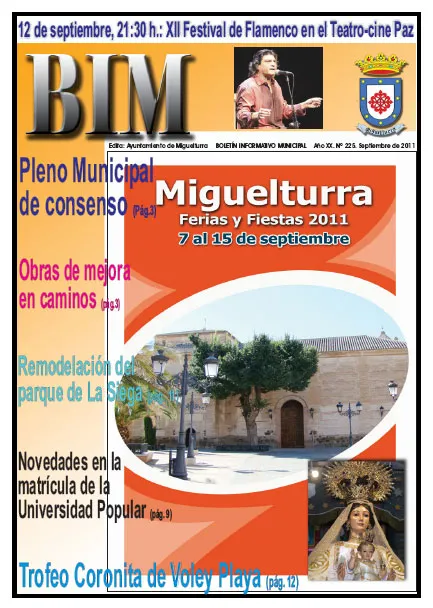 imagen portada del BIM número 225, septiembre 2011