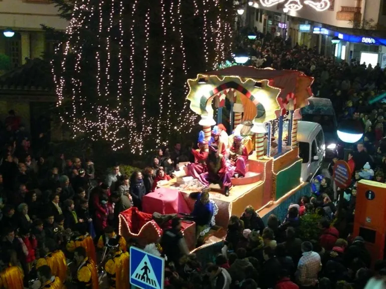 imagen de archivo de la Cabalgata de Reyes Magos a su paso por Miguelturra