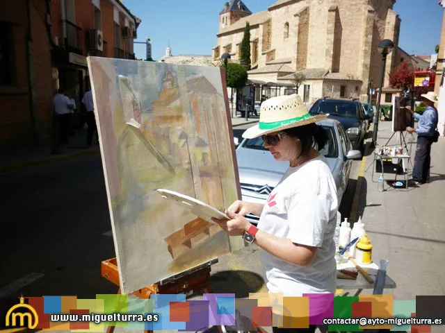 imagen del concurso de pintura rápida del año 2012