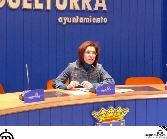 Victoria Sobrino, en el Salón de Plenos,febrero 07