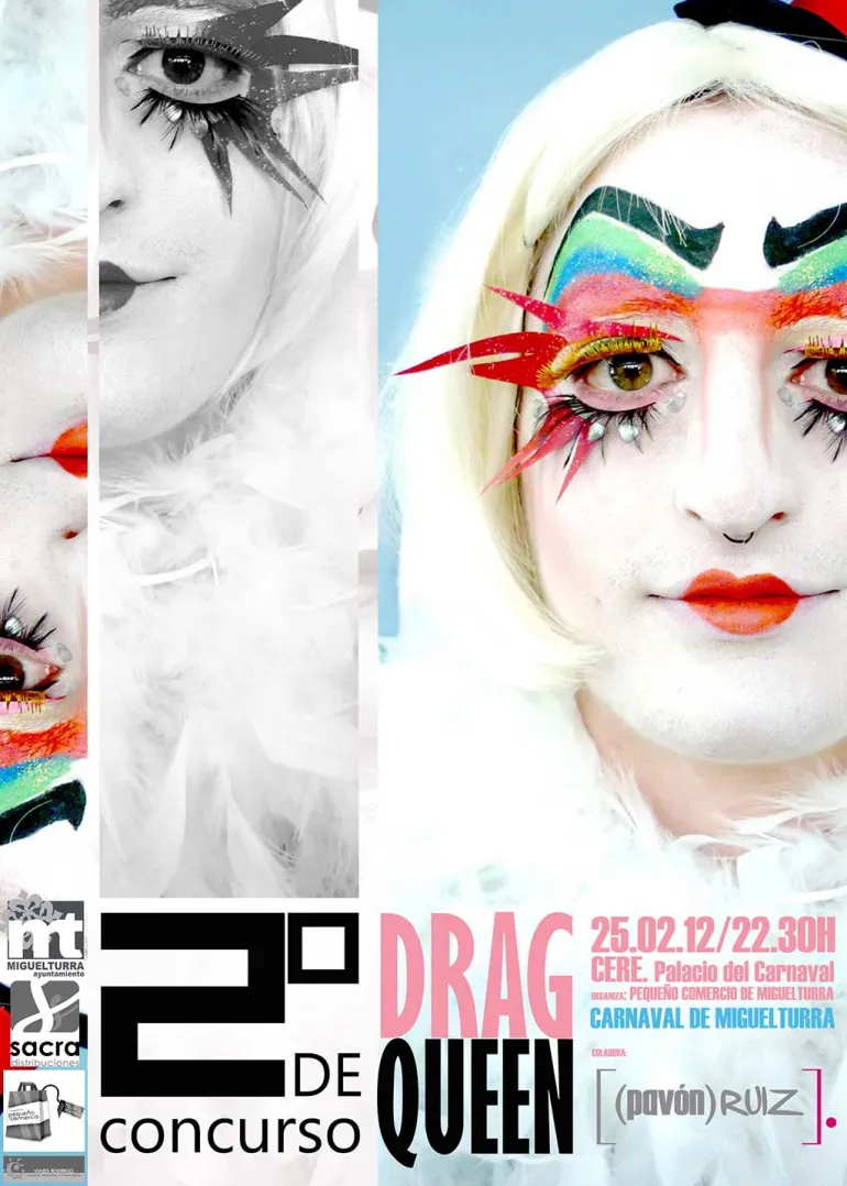 imagen del Cartel del Concurso de Drag Queen 2012