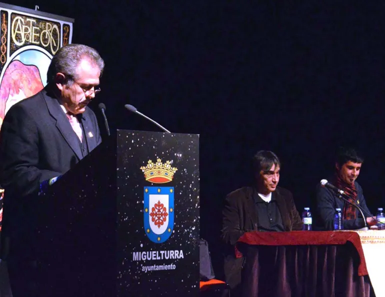 imagen de Francisco MOlina en la Gala