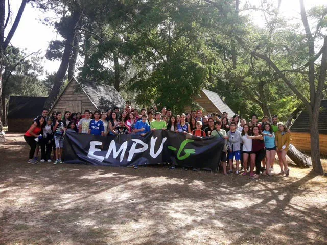 imagen del campamento grupal olimpiadas riopar empu-g, julio 2017
