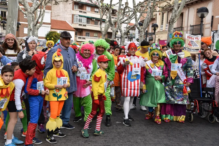 imagen de la Carrera de Máscaras del Carnaval 2020