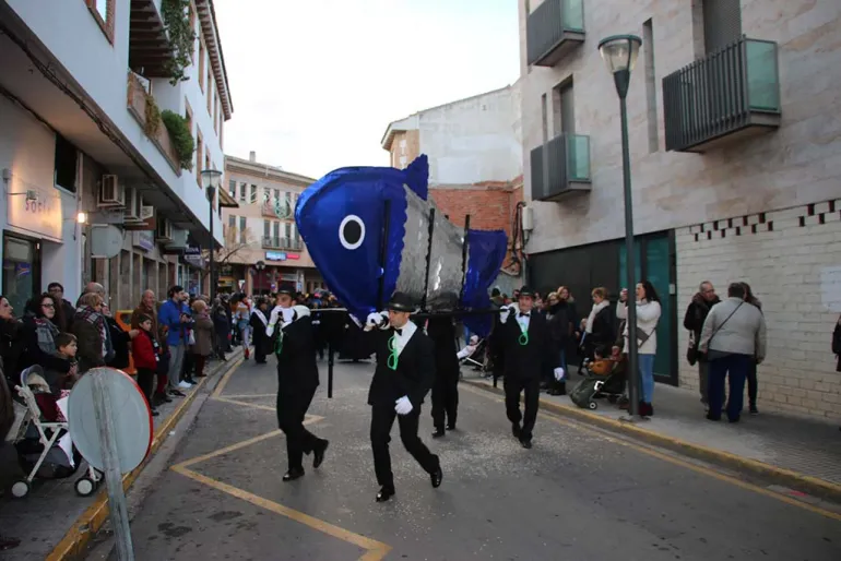 imagen del Entierro de la sardina del Carnaval de Miguelturra 2018