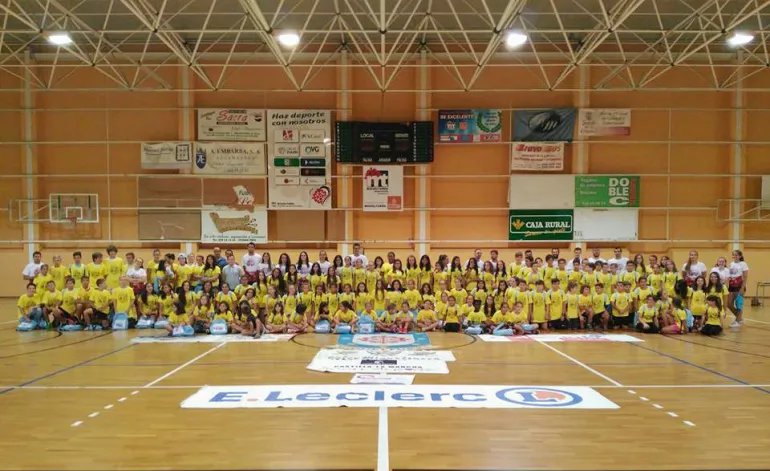 Imagen de la Inauguracion del Clinic de Voley Playa Miguelturra, julio 2017