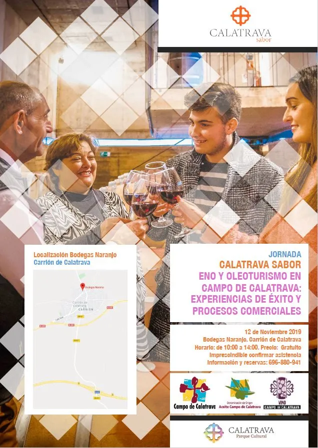 imagen cartel Jornadas Calatrava Sabor, noviembre 2019