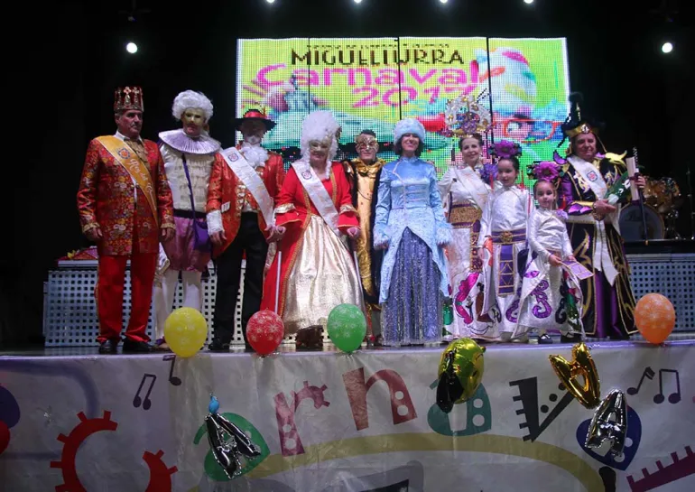 imagen proclamación de las Máscaras Mayores del Carnaval de Miguelturra 2017