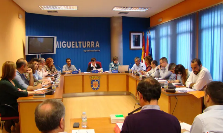 Imagen de archivo del Pleno Municipal de Miguelturra, abril de 2017