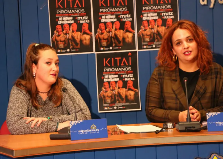 imagen de la presentación del concierto del grupo Kitai en Miguelturra, abril de 2018