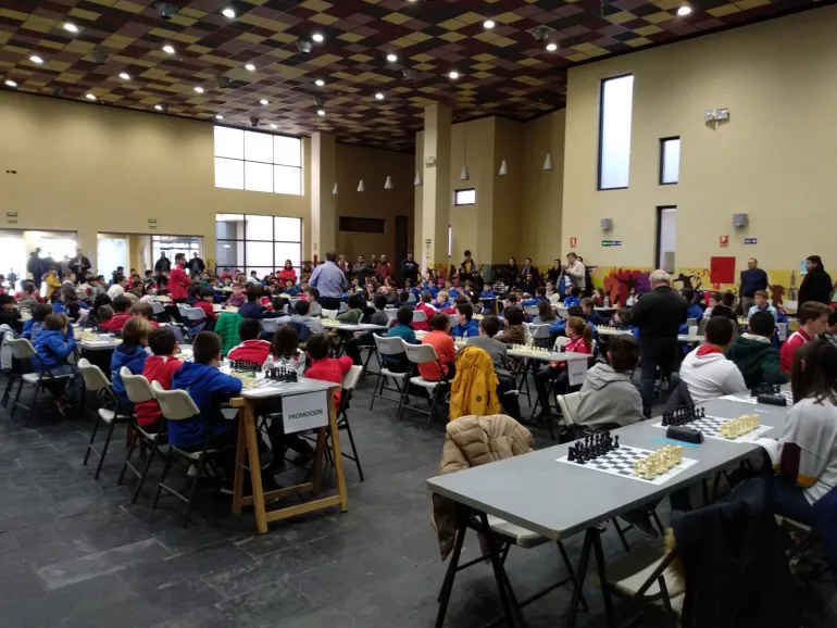 imagen de la jornada de ajedrez en Miguelturra, 2019-01-27, fuente imagen Club Ajedrez Miguelturra