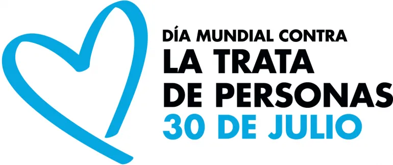 imagen del logo del día mundial contra la trata