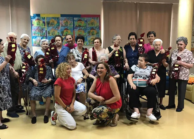 imagen de la celebración del aniversario del Servicio de Estancias Diurnas, agosto 2017
