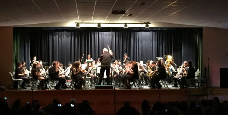 imagen de la Banda Sinfónica Juvenil de Miguelturra, marzo 2017