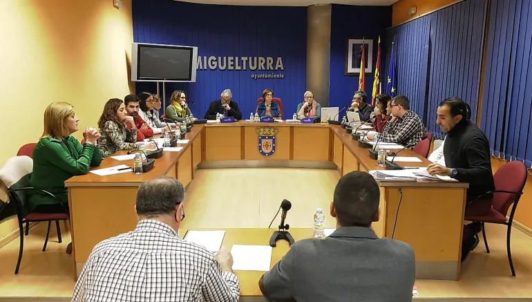 imagen del vídeo de la sesión Plenaria Extraordinaria y Urgente del 13 de noviembre, Miguelturra