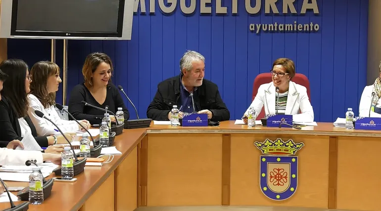 imagen de uno de los frames del vídeo del Pleno Ordinario del 18 de octubre de 2018 del Ayuntamiento de Miguelturra