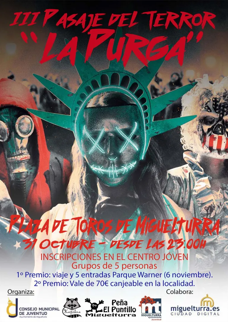imagen del cartel del Pasaje del Terror de Miguelturra