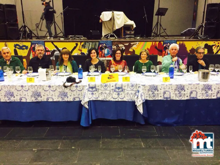 imagen de la cena de las Máscaras Mayores del Carnaval 2016