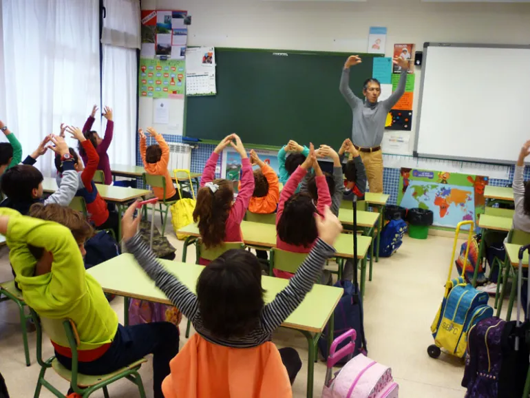 imagen de Javier Cendegui, de Alma Social, durante una de las actividades, enero 2016