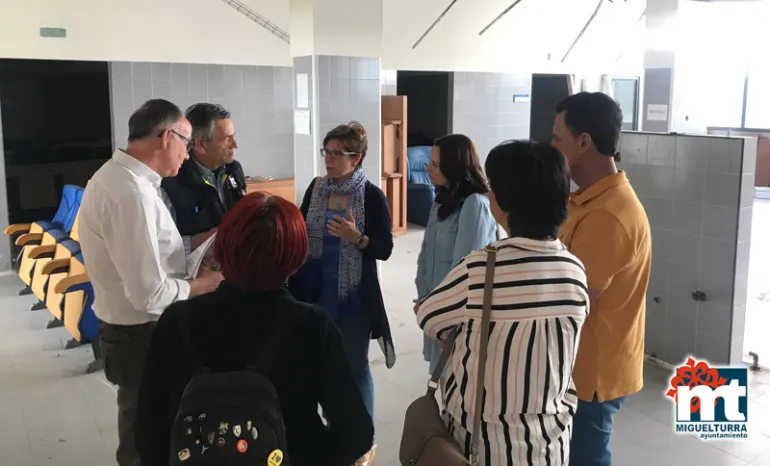 imagen de la visita institucional al futuro centro ocupacional en Miguelturra, mayo 2019