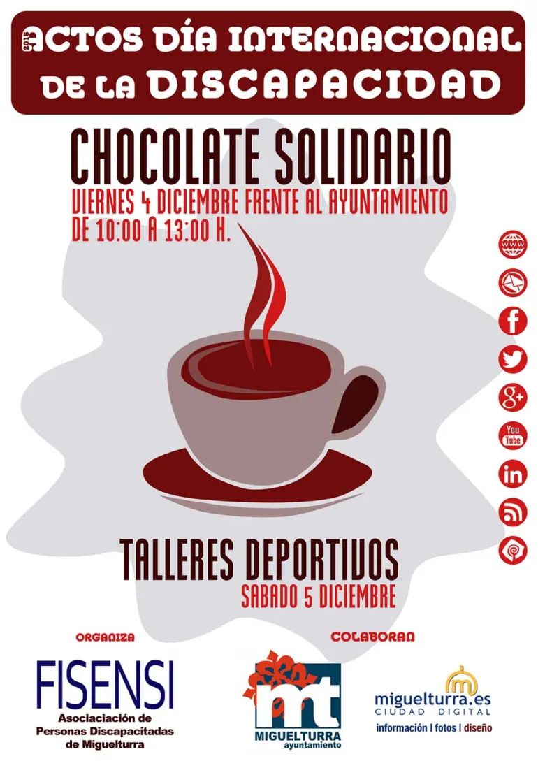 imagen del cartel de los actos de FISENSI, diciembre 2015