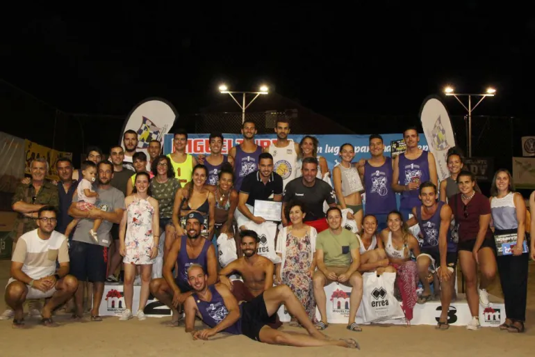 imagen de la clausura del Torneo Vóley Playa 2019, Miguelturra, Agosto 2019