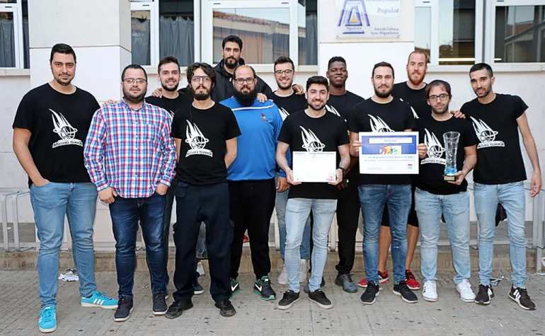 imagen del equipo del Club Baloncesto de Miguelturra, agosto 2108