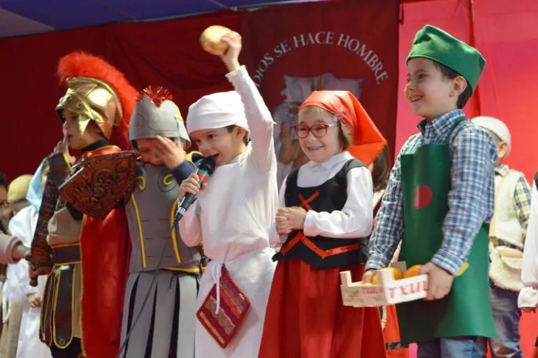 imagen de archivo de eventos navideños en el Colegio Nuestra Señora de la Merced