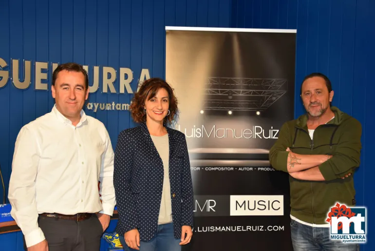 imagen presentación del concierto de Luis Manuel Ruiz en Miguelturra, marzo 2019