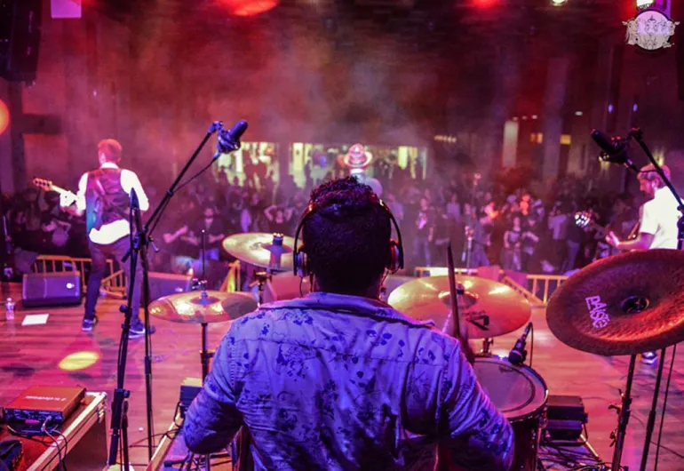 imagen del concierto de Deskaraos en Miguelturra, marzo 2018, fuente imagen Noelia Romero