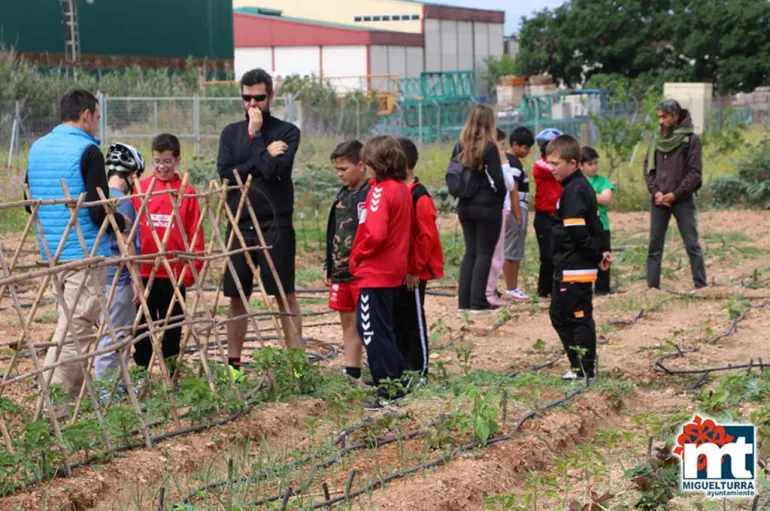 imagen del Día del Medio Ambiente en los huertos agroecológicos, junio 2018