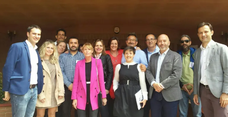 imagen en el encuentro de lanzaderas de Castilla La Mancha, abril 2017